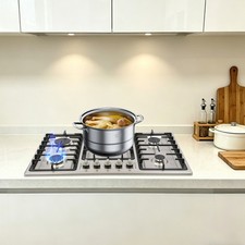 5 Burner Gas Cooktop Gas Stove Top Built-In Stainless Steel Gas Hob 2000Pa Built-in Cooktops price