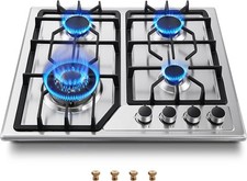 Gas Stove Top with 4 Burner Built-in Gas Cooktop 24 inch Stainless Steel NG/LPG Built-in Cooktops price