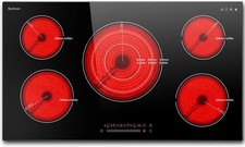 Electric Cooktop 36 inch 5 Burner, 9200W Built-in Radiant Electric Stove Top Built-in Cooktops price