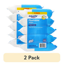 Equate Flushable Wipes Fresh Scent 10 Packs of 48 Wipes Total 480 Makeup Removers price