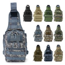 Outdoor Tactical Sling Bag Military MOLLE Crossbody Pack Chest Shoulder Backpack Backpack (Outdoor) price