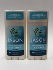 Jason ALUMINUM & PARABEN FREE Deodorant Stick, Purifying Tea Tree 2.5oz (Pack 2) Stick Deodorants price
