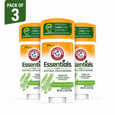 Arm & Hammer Essentials Natural Deodorant Fresh 2.5 Oz (3Pack) Stick Deodorants price