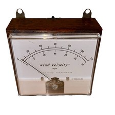 Vintage Trade-Wind Instruments Wind Velocity Meter Wood Wall Mount Anemometer Wind Instruments price