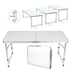 3'/ 4' / 6' Ft Aluminum Camping Folding Table Portable Office Camping Picnic BBQ Camping & Picnic Table price