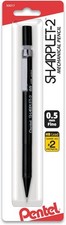 Pentel Sharplet-2 Automatic Pencil, 0.5mm, Black, 1 Count (Pack of 1), Black Mechanical Pencil price