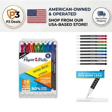 24 Count Write Bros. Mechanical Pencils, 0.7mm, Ideal for Classroom & Office Mechanical Pencil price
