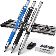 Nicpro 11 Pieces 2Mm Mechanical Pencil Set, 3 PCS Carpenter Drafting Pencil 2.0 Mechanical Pencil price