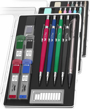 Mechanical Pencil Set with Lead and Eraser Refills, 5 Sizes - 0.3, 0.5, 0.7, 0.9 Mechanical Pencil price