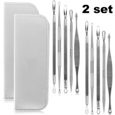 2 Set Acne Needle Blackhead Remover Pimple Blemish Comedone Extractor Tool 10PCS Acne and Pimple Care price