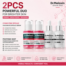 NEW Dr.Melaxin Cemenrete Two set Cyano Pink Spicule Serum with Calcium skin care Acne and Pimple Care price