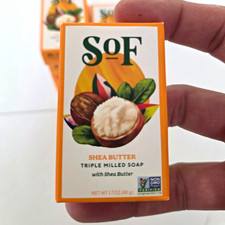 SoF Triple Milled Shea Butter Soap Bar 1.7 oz Travel Size Body & Hands Hand Care price