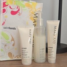 Mary Kay Satin Hands Fragrance-Free Hand Care Set w/ Cream, Softener & Scrub Hand Care price