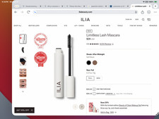 ILIA Limitless Lash Mascara, 27oz - Black Mascaras price