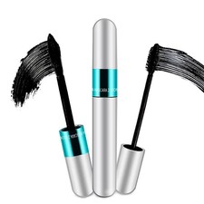 2 Pack 2 in 1 5x Longer Washable Mascara, 4D Silk Fiber Lash For VIBELY Masca... Mascaras price