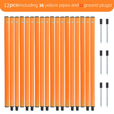 12Pcs 67" Agility Training Poles Soccer Speed & Footwork Equipment for Sports US Football Equipment price
