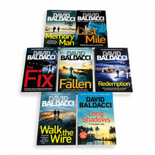 David Baldacci Amos Decker Series Collection 7 Books Set Crime Thriller Paperbac Bestselling Books price