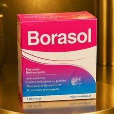 Borasol Anti-bacterial pH Balanced Feminine Care Wash Powder 4 oz (114 g) Genital Area Hygiene price