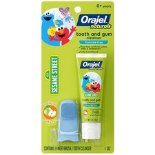 Orajel Baby Elmo Tooth & Gum Cleanser Fluoride-Free, 1 Finger brush, 1 Toothpast Baby Toothpaste price