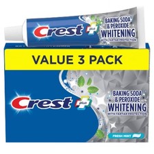 Crest Baking Soda Peroxide Whitening Toothpaste 3pk Baby Toothpaste price