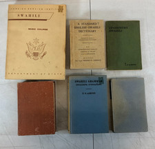 Foreign Service Institute Swahili and a set Swahili language books, 6 vol., EB-2 Foreign Language Teaching Books and Sets price