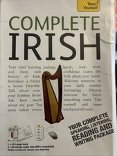 Teach Yourself: Complete Irish Book & Two Audio CDs Speak, Read, Write Free Ship Foreign Language Teaching Books and Sets price