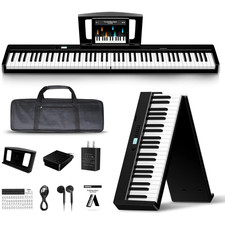 Terence 88-Key Folding Digital Piano Keyboard 2X5W Speakers Digital Pianos price