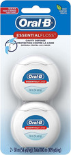 Oral-B Essentialfloss Cavity Defense Dental Floss, 50 M, 2 Pack Dental Floss price