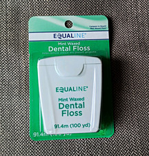 Equaline Mint Flavored Waxed Dental Floss, White, 91.4m (100 yd) Dental Floss price