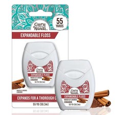 GuruNanda Expandable Waxed Dental Floss for Gentle, Deep Cleaning Wide Teeth Dental Floss price