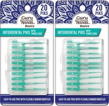 Floss Tooth Pick for Teeth Cleaning Flexible Rubber Bristles Interdental Picks Dental Floss price