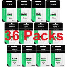36 Packs Reach Mint Waxed Dental Floss Each 55 yd (50.2 m) Dental Floss price