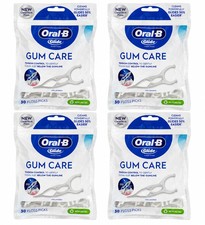 Oral-B Glide Gum Care Dental Floss Picks Good for Back Teeth 30 Ct  (PACK OF 4) Dental Floss price