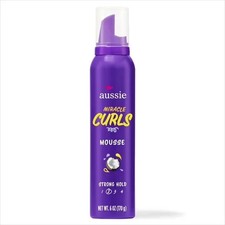 Aussie Miracle Curls hair Styling Mousse for Curly Hair, 6 fl. oz Hair Styling Mousse price