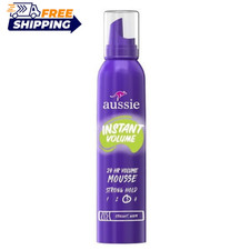 Aussie Instant Volume Mousse 6 oz – 24-Hour Volumizing Hair Styling Foam, Lightw Hair Styling Mousse price