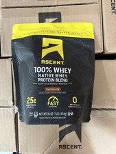 Ascent Whey Protein Blend Chocolate 1 Lb Clean Post Workout Recovery Protein Powders price