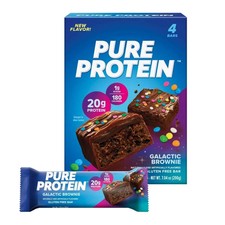 Pure Protein Bars, Galactic Brownie, 20g Protein, Gluten Free, 1.76 oz, 4 Ct.. Protein Powders price