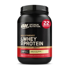 Optimum Nutrition, Gold Standard 100% Whey Protein Powder, Vanilla Ice Cream, 22 Protein Powders price