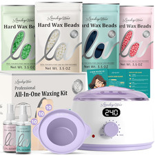 Digital Waxing Kit for Women Men - Purple Waxing Machine with 39 Accessories - H Waxing Products and Machines price