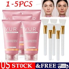 1-5x YURI Korean Beauty Collagen Night Wrapping Mask 75ml Hydrating Mask~20%OFF Masks price