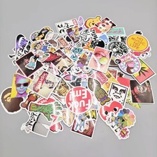 100 Skateboard Stickers Bomb Vinyl Laptop Luggage Decals Dope Sticker NEW Skateboard price