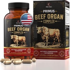 Primus Beef Organ Complex 180 Capsules Revsci Grassfed Ancestral Blend Liver Organs price