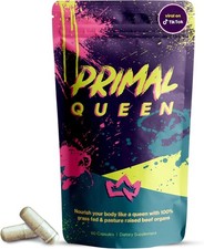 Primal Queen Beef Organ Supplement for Women 60ct - 1 MONTH SUPPLY! Organs price