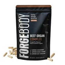 FORGEBODY® Beef Organ Complex 60 Capsules – Grass Fed Beef Organ Supplement Organs price