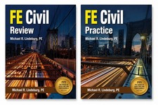 PPI FE Civil Review & Practice Bundle Michael R. Lindeburg PE Brand New Review Books price