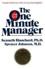 The One Minute Manager - Hardcover By Kenneth H. Blanchard - VERY GOOD Business Management Books price