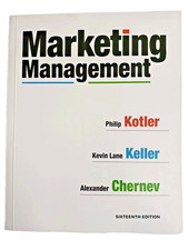 Marketing Management [SIXTEENTH ED.]-Paperback, by Kotler Philip; -9780135887158 Business Management Books price