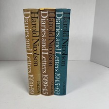 Diaries and Letters Harold Nicolson 1930 to 1962 3 Books HC History & Biography Letters - Memoirs - Diaries - Narratives price
