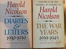 Diaries And Letters 30-39 & The War Years 39-45- Harold Nicolson - Collins HB Letters - Memoirs - Diaries - Narratives price