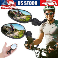2Pcs Bike Mirror Rotaty Round MTB Road Handlebar Bicycle Rear View Glass Cycling Bicycle Accessories price